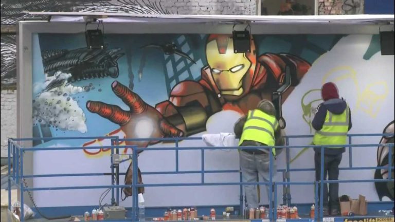 Marvel Мстители — граффити постер. День 2.