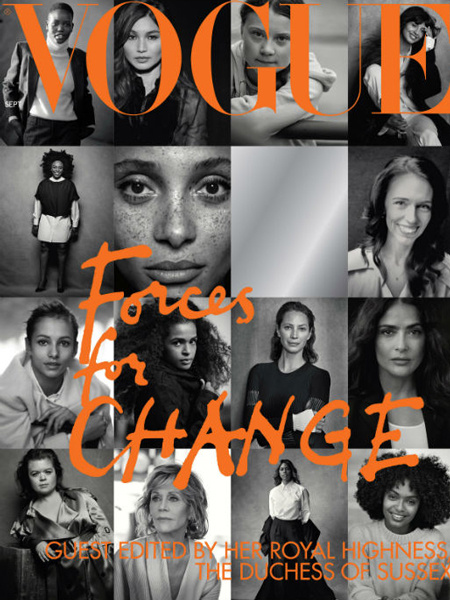 Интервью с принцем Гарри, Мишель Обамой и другие детали: Меган Маркл представила авторский номер британского Vogue