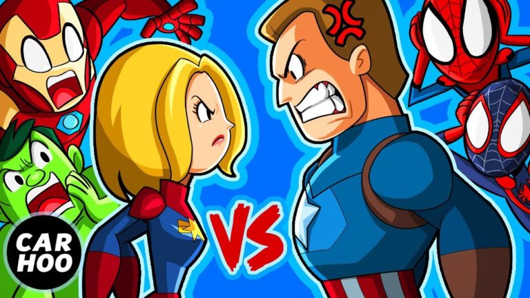 Captain America Hates Captain Marvel 【Marvel's Superheroes Parody】