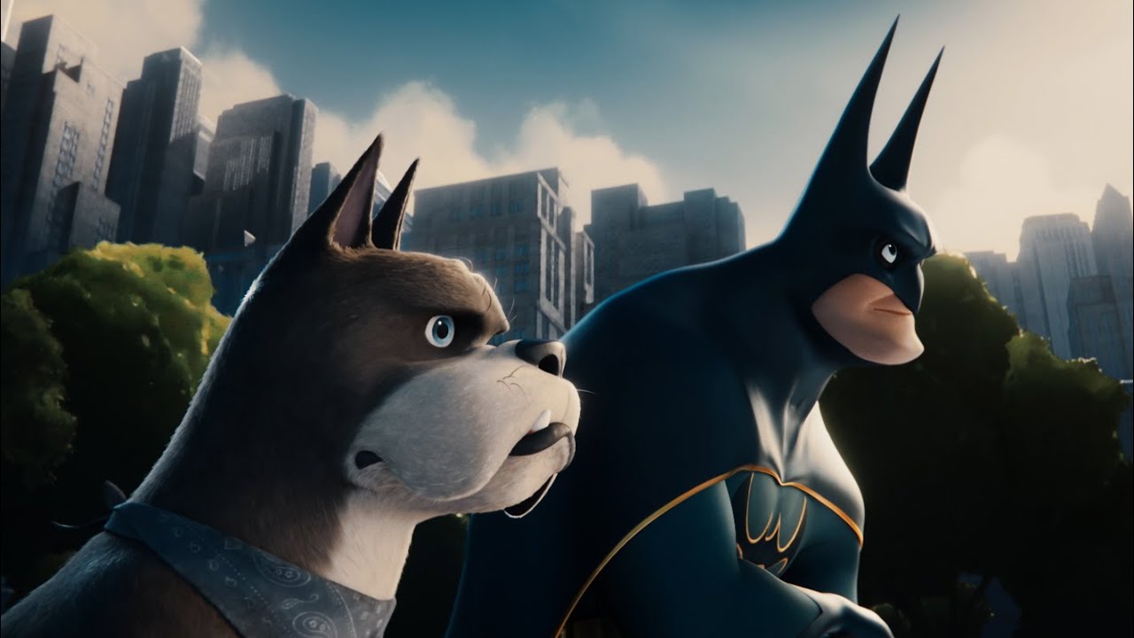 Киану Ривз в роли Бэтмена в трейлере мультфильма «Суперпитомцы»