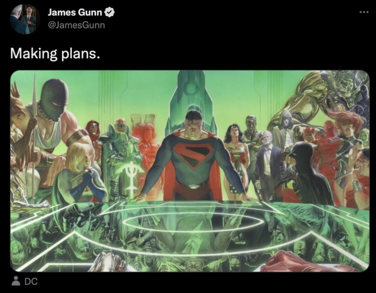 Лига справедливости в штабе — Джеймс Ганн тизерит новую вселенную DC